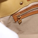 LOUIS VUITTON Monogram Vernis Reade PM Hand Bag Beige M91334 LV Auth LNZ014-19