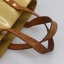 LOUIS VUITTON Monogram Vernis Reade PM Hand Bag Beige M91334 LV Auth LNZ014-7