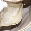 CHANEL Matelasse Shoulder Bag Lamb Skin Ivory Gold CC Auth LNZ015A-23