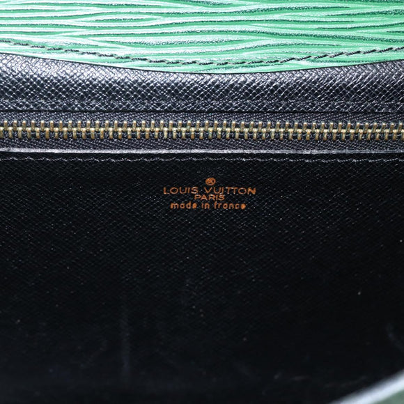 LOUIS VUITTON Epi Montaigne 23 Clutch Bag Green M52664 LV Auth LNZ018