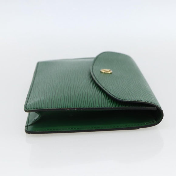 LOUIS VUITTON Epi Montaigne 23 Clutch Bag Green M52664 LV Auth LNZ018