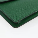 LOUIS VUITTON Epi Montaigne 23 Clutch Bag Green M52664 LV Auth LNZ018-9