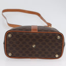 CELINE Macadam Canvas Shoulder Bag PVC Leather Brown Gold Auth LNZ020A-5