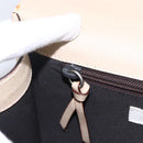 Miu Miu Hand Bag Leather Beige Silver Auth LNZ021-19