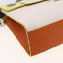 Christian Dior Shoulder Bag Leather 2way Multicolor Gold Auth LNZ023V-16