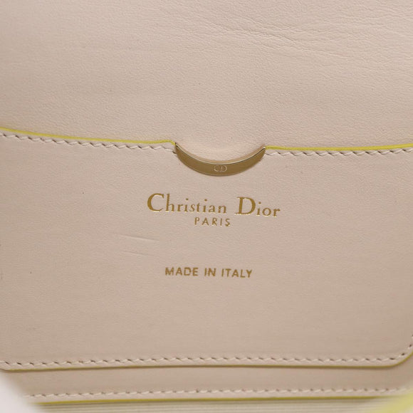 Christian Dior Shoulder Bag Leather 2way Multicolor Gold Auth LNZ023V