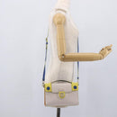 Christian Dior Shoulder Bag Leather 2way Multicolor Gold Auth LNZ023V-26