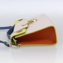 Christian Dior Shoulder Bag Leather 2way Multicolor Gold Auth LNZ023V-3