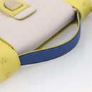 Christian Dior Shoulder Bag Leather 2way Multicolor Gold Auth LNZ023V-7