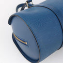 LOUIS VUITTON Epi Soufflot Hand Bag Blue M52225 LV Auth LNZ026-16