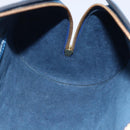 LOUIS VUITTON Epi Soufflot Hand Bag Blue M52225 LV Auth LNZ026-18