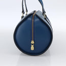 LOUIS VUITTON Epi Soufflot Hand Bag Blue M52225 LV Auth LNZ026-3