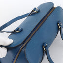 LOUIS VUITTON Epi Soufflot Hand Bag Blue M52225 LV Auth LNZ026-6