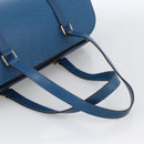 LOUIS VUITTON Epi Soufflot Hand Bag Blue M52225 LV Auth LNZ026-7