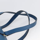 LOUIS VUITTON Epi Soufflot Hand Bag Blue M52225 LV Auth LNZ026-8
