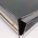 Salvatore Ferragamo Gancini Chain Bag plastic 2way Clear Gold Auth LNZ028-16