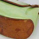 LOUIS VUITTON Vernis Biscayne Bay GM Shoulder Bag Peppermint M91285 Auth LNZ031-10