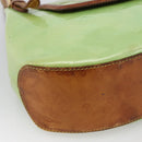 LOUIS VUITTON Vernis Biscayne Bay GM Shoulder Bag Peppermint M91285 Auth LNZ031-11