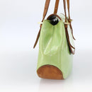 LOUIS VUITTON Vernis Biscayne Bay GM Shoulder Bag Peppermint M91285 Auth LNZ031-4