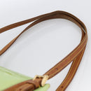LOUIS VUITTON Vernis Biscayne Bay GM Shoulder Bag Peppermint M91285 Auth LNZ031-8