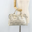 BURBERRY Hand Bag Vinyl Clear Auth LNZ033-19