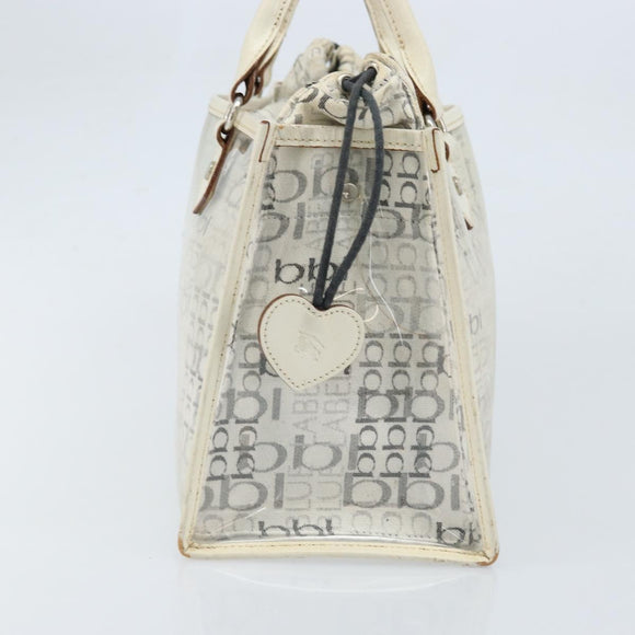 BURBERRY Hand Bag Vinyl Clear Auth LNZ033