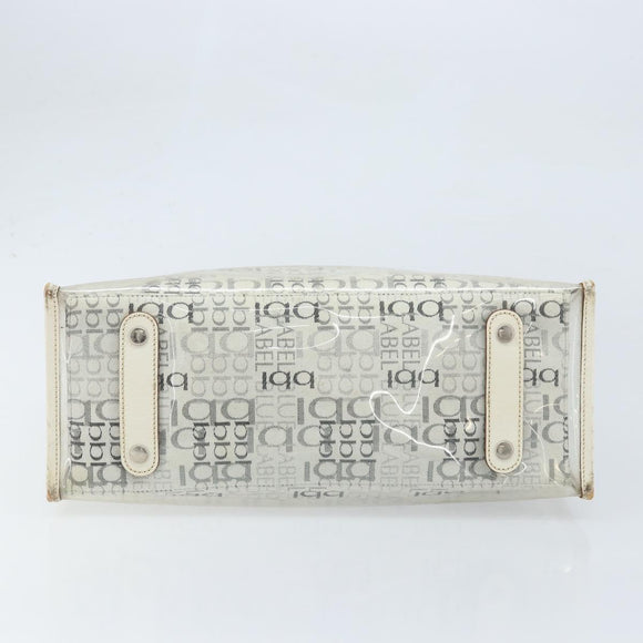 BURBERRY Hand Bag Vinyl Clear Auth LNZ033