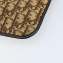 Christian Dior Trotter Canvas Shoulder Bag Beige Auth LNZ041-16