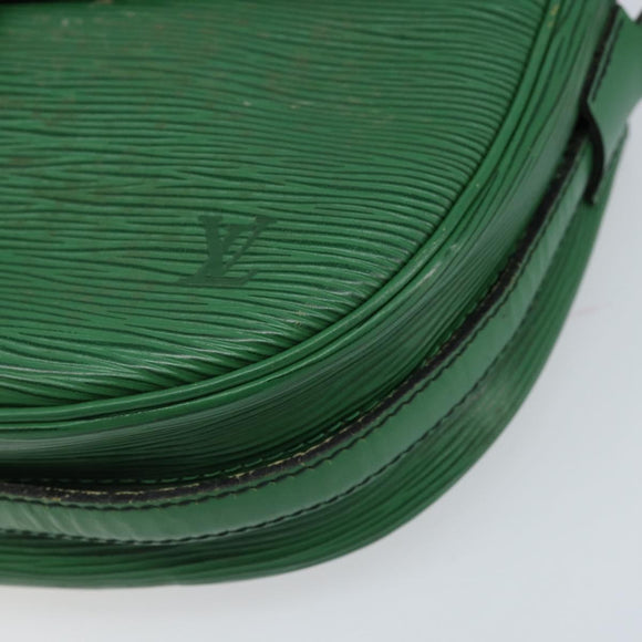 LOUIS VUITTON Epi Jeune Fille MM Shoulder Bag Green M52154 LV Auth LNZ042