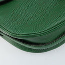 LOUIS VUITTON Epi Jeune Fille MM Shoulder Bag Green M52154 LV Auth LNZ042-15
