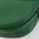 LOUIS VUITTON Epi Jeune Fille MM Shoulder Bag Green M52154 LV Auth LNZ042-16