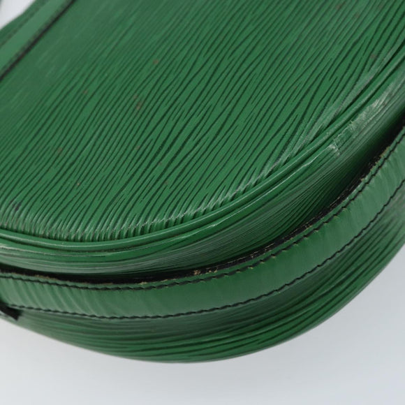 LOUIS VUITTON Epi Jeune Fille MM Shoulder Bag Green M52154 LV Auth LNZ042