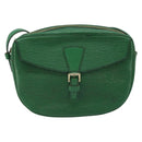 LOUIS VUITTON Epi Jeune Fille MM Shoulder Bag Green M52154 LV Auth LNZ042-13