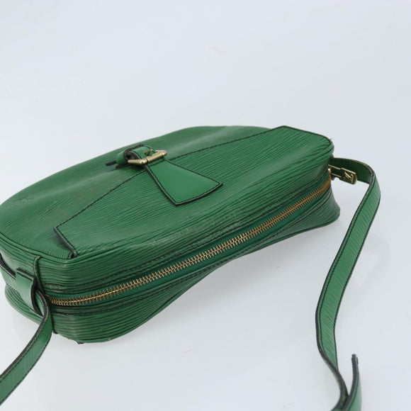 LOUIS VUITTON Epi Jeune Fille MM Shoulder Bag Green M52154 LV Auth LNZ042
