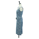 BURBERRY Nova Check One Piece Denim Blue Auth LNZ046V-3