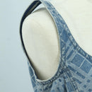 BURBERRY Nova Check One Piece Denim Blue Auth LNZ046V-5