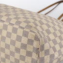 LOUIS VUITTON Damier Azur Neverfull MM Tote Bag N41605 LV Auth LNZ052-9