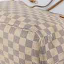 LOUIS VUITTON Damier Azur Neverfull MM Tote Bag N41605 LV Auth LNZ052-15