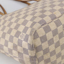 LOUIS VUITTON Damier Azur Neverfull MM Tote Bag N41605 LV Auth LNZ052-16