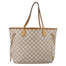 LOUIS VUITTON Damier Azur Neverfull MM Tote Bag N41605 LV Auth LNZ052-2