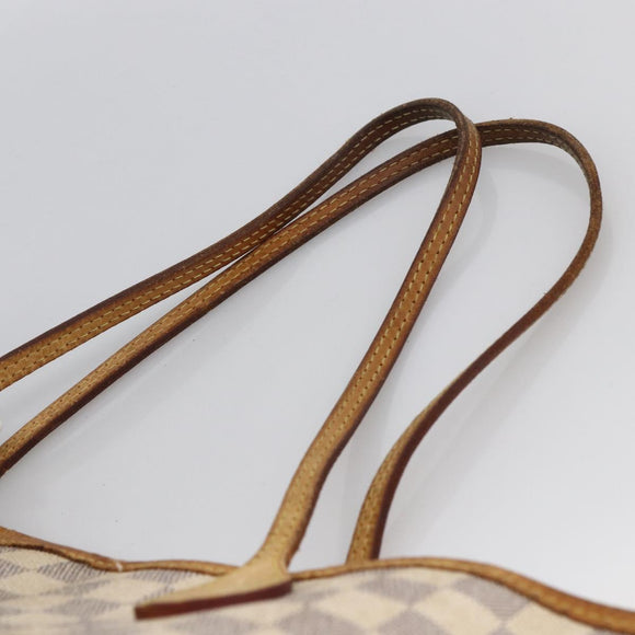 LOUIS VUITTON Damier Azur Neverfull MM Tote Bag N41605 LV Auth LNZ052