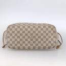 LOUIS VUITTON Damier Azur Neverfull MM Tote Bag N41605 LV Auth LNZ052-5