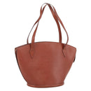 LOUIS VUITTON Epi Saint Jacques Shopping Bag Brown M52263 LV Auth LNZ054-1