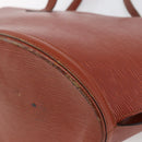 LOUIS VUITTON Epi Saint Jacques Shopping Bag Brown M52263 LV Auth LNZ054-15