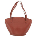 LOUIS VUITTON Epi Saint Jacques Shopping Bag Brown M52263 LV Auth LNZ054-2