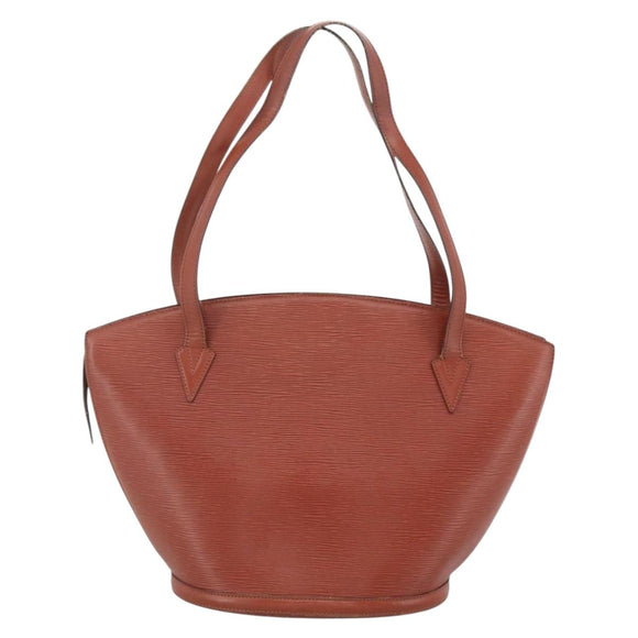LOUIS VUITTON Epi Saint Jacques Shopping Bag Brown M52263 LV Auth LNZ054