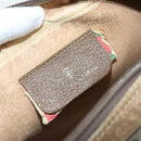 GUCCI GG Supreme Web Sherry Line Clutch Bag PVC Beige Gold 89 01 034 Auth LNZ056-10