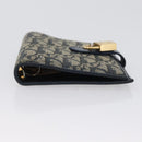 Christian Dior Trotter Canvas Day Planner Cover Navy Gold Auth LNZ057-6