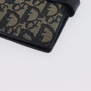 Christian Dior Trotter Canvas Day Planner Cover Navy Gold Auth LNZ057-14