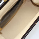 BURBERRY Nova Check Shoulder Bag Wool Beige Gold Auth LNZ061A-18